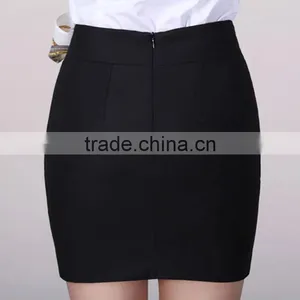 Bospoke Factory Price Ladies Office Skirt Pattern thumbnail-4