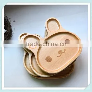 Child Plate Divided Tray Baby Cartoon Rabbit Appetizer Platter thumbnail-2
