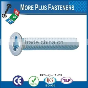 Made in Taiwan ISO 7046 Philips Flat Head Countersunk Grade 4 8 Carbon Steel Zinc Plated thumbnail-5