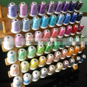 New 58 Large 100% Viscose Rayon Machine Embroidery Thread Spools, 800m *58 Free Shipping thumbnail-1