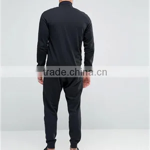 Stand Collar Men Slim Fit Tracksuit Sportwear Full Zip Fastening Plain Tracksuits thumbnail-5