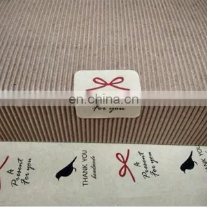 Bird And Bow Gift Box/Bag Label Baking Bag Sealing Sticker Baby Shower Gift Decoration Craft Packing DIY Material thumbnail-3