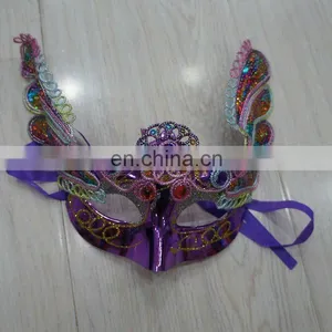 TZ-B14-P Peacock Wings Venice Carnival Mask For Kids/Adults thumbnail-1