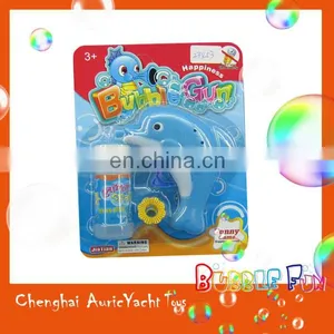 Dolphin Bubble Gun, New Kids Bubble Toy,Inertial Bubble Blowing Gun ZH0902635 thumbnail-1