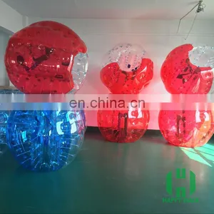 HI New Design TPU/PVC Double Ropes Inflatable Bubble Football Ball for Football thumbnail-4