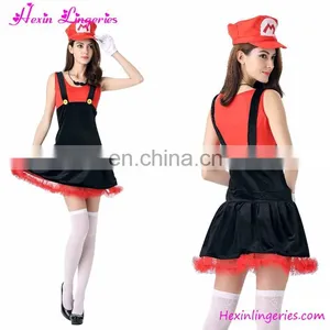 Paypal Accept Carnival Mario Women Brazil Costume thumbnail-1