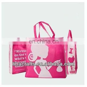 Red pp Non Woven Bag thumbnail-1