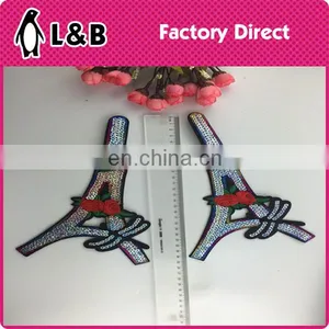 Fashion Design Double Side Patch With Colorful Sequin thumbnail-5