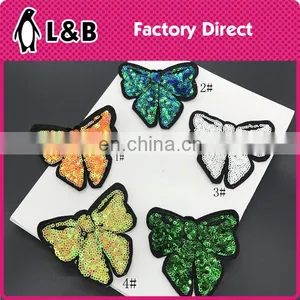 Sew on Badges Embroidery Sequin Flower Patch thumbnail-2