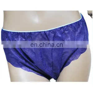 Disposable Patient Dark Blue Underwear Brief thumbnail-1