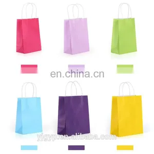 Wholesale Colorful Customized Printed Kraft Paper Bags With Handles thumbnail-3