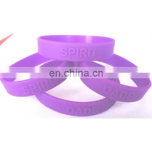 Custom Promotional Colorful Silicone Rubber Bracelet thumbnail-4