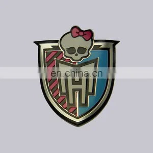 Top Quality Aluminum Style And Embossed Type Self Adhesive Custom Decorative Metal Label Sticker thumbnail-1