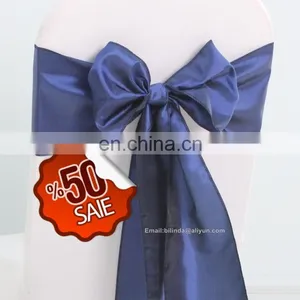 Satin Wedding Taffeta Chair Sash thumbnail-4