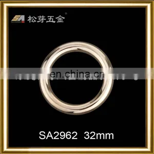 2016 New Design Light Gold Plated O-ring Metal o Ring Buckle for Handbag SA3963 thumbnail-1