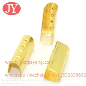 Dongguan Jiayang 4 Dots Metal Crimps 20mm Cord End Metal Fold Over Strong Crimp Head thumbnail-2