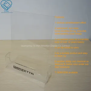 High Quality Display Premium Vertical A5 Acrylic Sign Holder 6 x 8 Inches Table Standing Acrylic Price Label Holder thumbnail-1