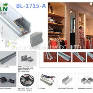 High Quality Recessed Aluminium Led Strip Mounting Profiles thumbnail-5