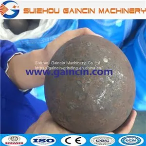 HRC56 to 65 Grinding Media Steel Balls, Steel Forged Rolling Steel Balls, Large Sizes of Grinding Media Forged Balls thumbnail-2