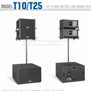 10 Inch Active Line Array Speaker System T10 thumbnail-1