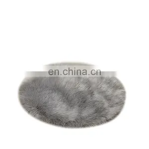 Fashion Long Hair Pile Acrylic Polyester Synthetic Sheepskin Carpets,Imitation Wool Carpet, Faux Fur Carpet thumbnail-2