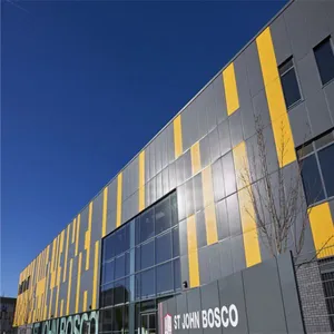 2020 ​Hot Sell PVDF Coating Aluminum Panel Screen Metal Facade Decorative Sheet thumbnail-5