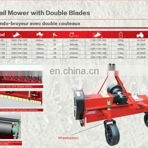 Firm Structure 20-25hp 3 Point Hitch Perfect Skid Steer Mini Flail Mower for Tractor thumbnail-6