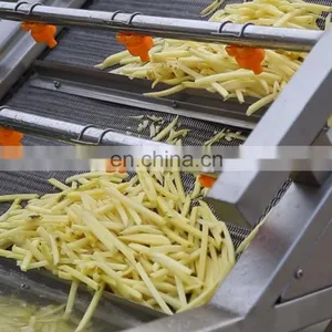 50kg One Hour Small Scale Industry in India Potato Fries French Fried Potatoes Production Line thumbnail-6
