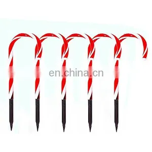 LED Waterproof Solar Hot Sale High Quality Factory Supply Christmas Candy Cane String Lights Outdoor Decorative Street Light thumbnail-3
