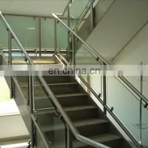 Frameless Stainless Steel Balustrade Railing Balcony Handrail Stair Glass Railing System thumbnail-2