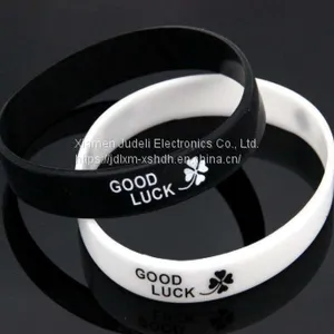 Color Segmented Silicone WristBand thumbnail-4