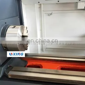 Automatic Siemens FANUC Control 2 Axis Horizontal Cnc Lathe Machine Flat Bed High Precision Russia CAK6140 Turning Center thumbnail-3