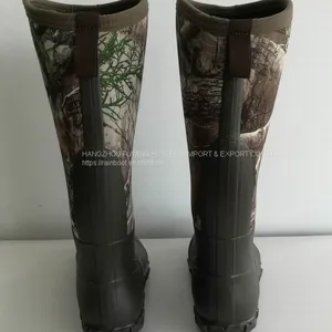 Man Camo Neoprene Boot,PVC/TPR/TPE Camo Neoprene Boots,Waterproof Male Neoprene Boots,Hunting Boots,Neoprene Camo Boot thumbnail-2