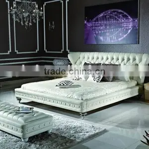 European Style Luxury Leather Bed/soft Bed thumbnail-2