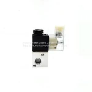 AC220V Normally Open 2/2way Mini Air Compressor Solenoid Control Valve thumbnail-4