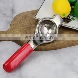 High Quality Stainless Steel Lemon Squeezer With Silicone Handle thumbnail-5