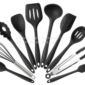 Factory Wholesale Silicone Kitchen Utensil Set Cooking Tools Silicone Kitchen Accessories thumbnail-2