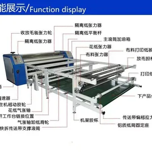 Heat Transfer Printing Machine | Roller Digital Printing Machine | Full-automatic Heat Transfer Printing Machine | Flat Embossing Machine T-shirt Printing Machine thumbnail-2