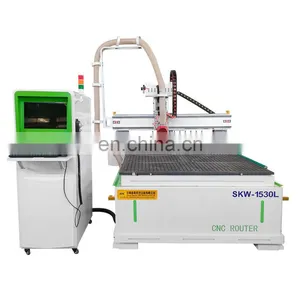 Senke CNC Router MDF Wood Cutting Engraving Machine With ATC in Liner thumbnail-4