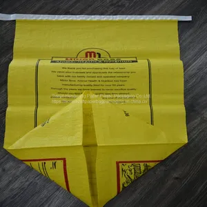 Rice Flour Feed Agriculture Grain Sugar Packaging Sack Color Plastic Bag Packing pp Woven Polypropylene Bags thumbnail-1