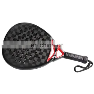 Rough Matte Surface 3K 12K 18K Carbon Padel Racket thumbnail-2