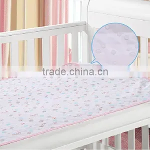 100% Cotton Baby Crib Pad thumbnail-1