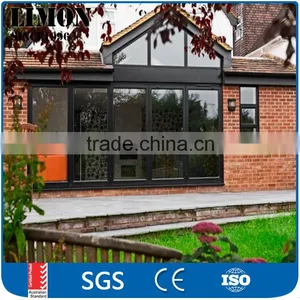 Big and Good Price Aluminum Frame bi Fold Glass Door in Last New Design thumbnail-2