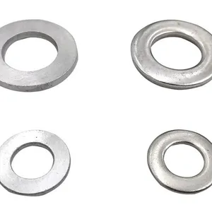 304 Stainless Steel Mechanical Metal Screw Gasket Round Flat Gasket Hardware Flat Washer DIN125 thumbnail-1