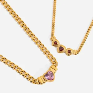 18K Gold PVD Plated Necklace - 0.5mm Thick Chain With Secure Lobster Clasp thumbnail-3
