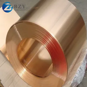Copper Coil and Pure Copper Strip T1 T2 T3 TU0 Grade 99.9 Percent Purity for Flexible Connection and Shielding thumbnail-5