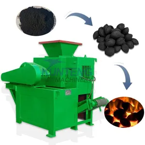 Electric Charcoal Briquette Making Machine Pillow Egg Shape Round Charcoal Briquette EPC thumbnail-1