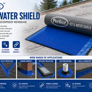 Rubberized Asphalt Ice and Water Shield for Roof Deck Protection thumbnail-1
