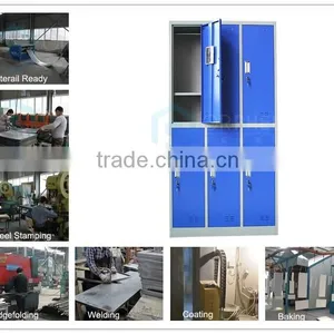 Steel Material Office Furniture Locker Cold Rolled Steel Lockers For Changing Room General Use Steel Staff Locker thumbnail-6