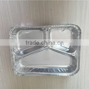 Healthy 3-compartment Microwave Aluminum Food Container thumbnail-3